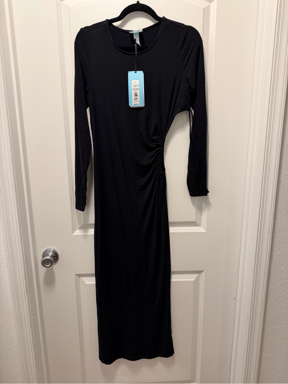 Future Collective Gabriella Karefa-Johnson Black Cutout Maxi Dress S NWT